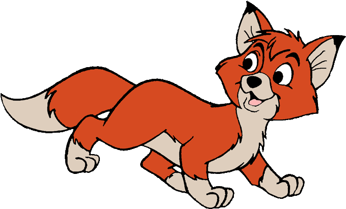 Fox Clip Art Woodland Clipart Animal Digital Foxes - رنگ امیزی روباه (700x431)