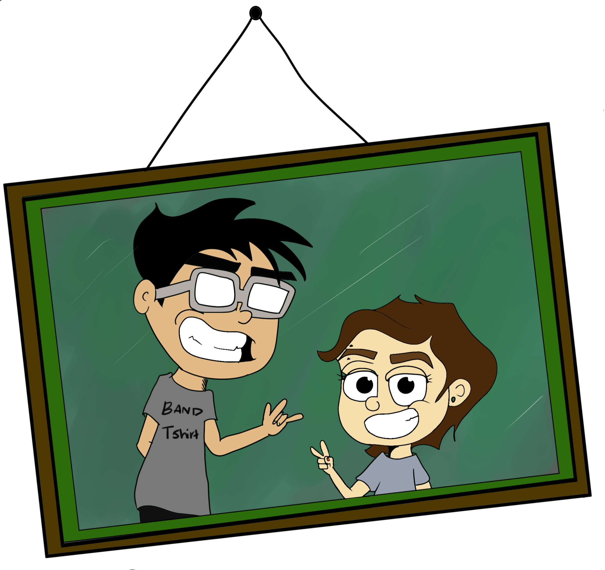 We Origonally Had A 'tacky Old Lady Home Wallpaper' - Cartoon (2080x1960)