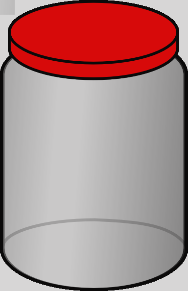 Empty Cookie Jar Clipart Clipart Empty Jar - Lampshade (384x594)