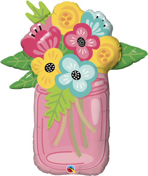 Flower Bouquet Mothers Day Clip Art (495x600)