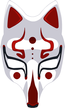 Cunning Fox Nin Mask - Nine Inch Nails (400x400)