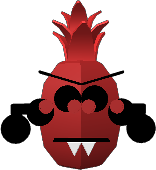 Omega Gida Charged Creepypasta 666 Scary Horror Burning - Cartoon (768x768)