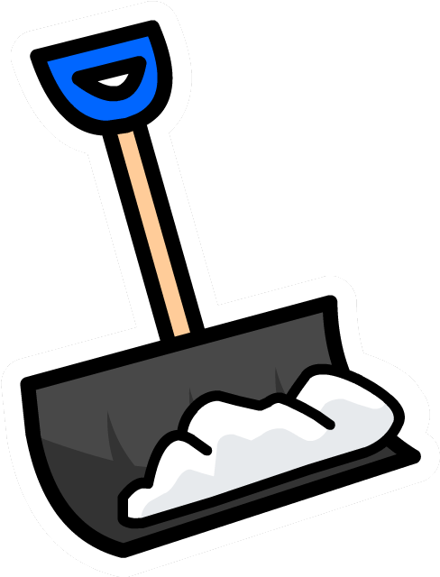 Cliparts Snow Blue Cliparts - Clip Art Snow Shovel (655x661)