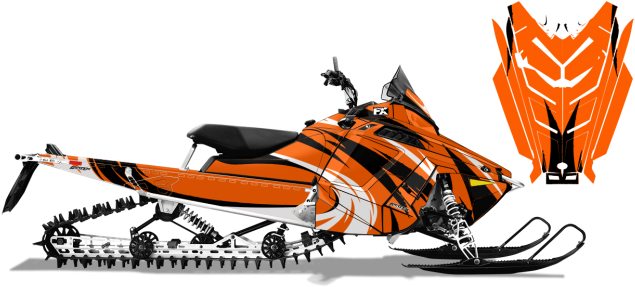 Image Of Polaris Proride-rmk With Surge Style - Polaris Pro Ride Wrap (650x312)