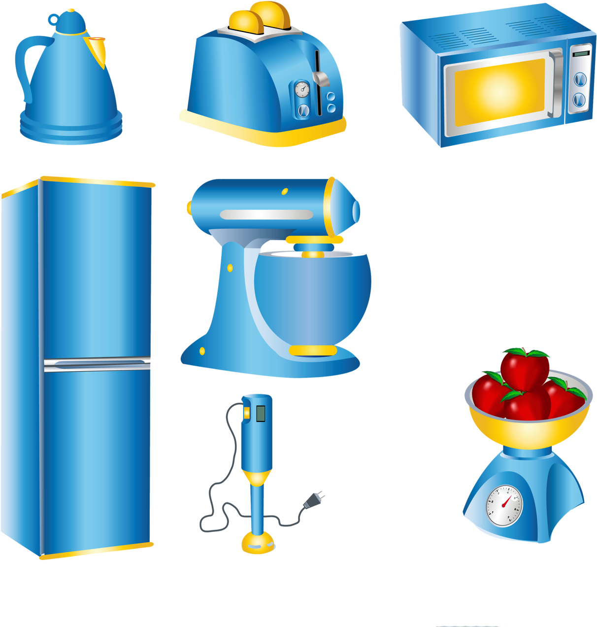 Refrigerator Clipart Appliance - Clip Art (1280x1280)