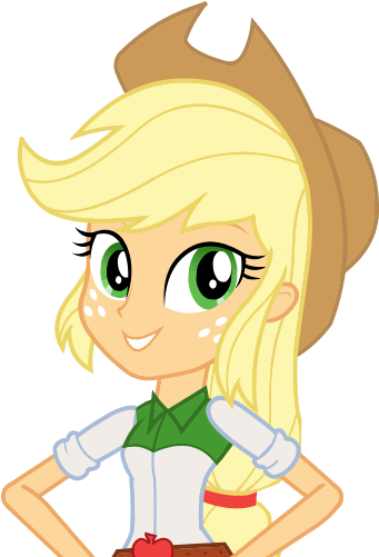 Source - Https - //mylittlepony - Hasbro - Com/images/pick - My Little Pony Equestria Girl Applejack (395x500)