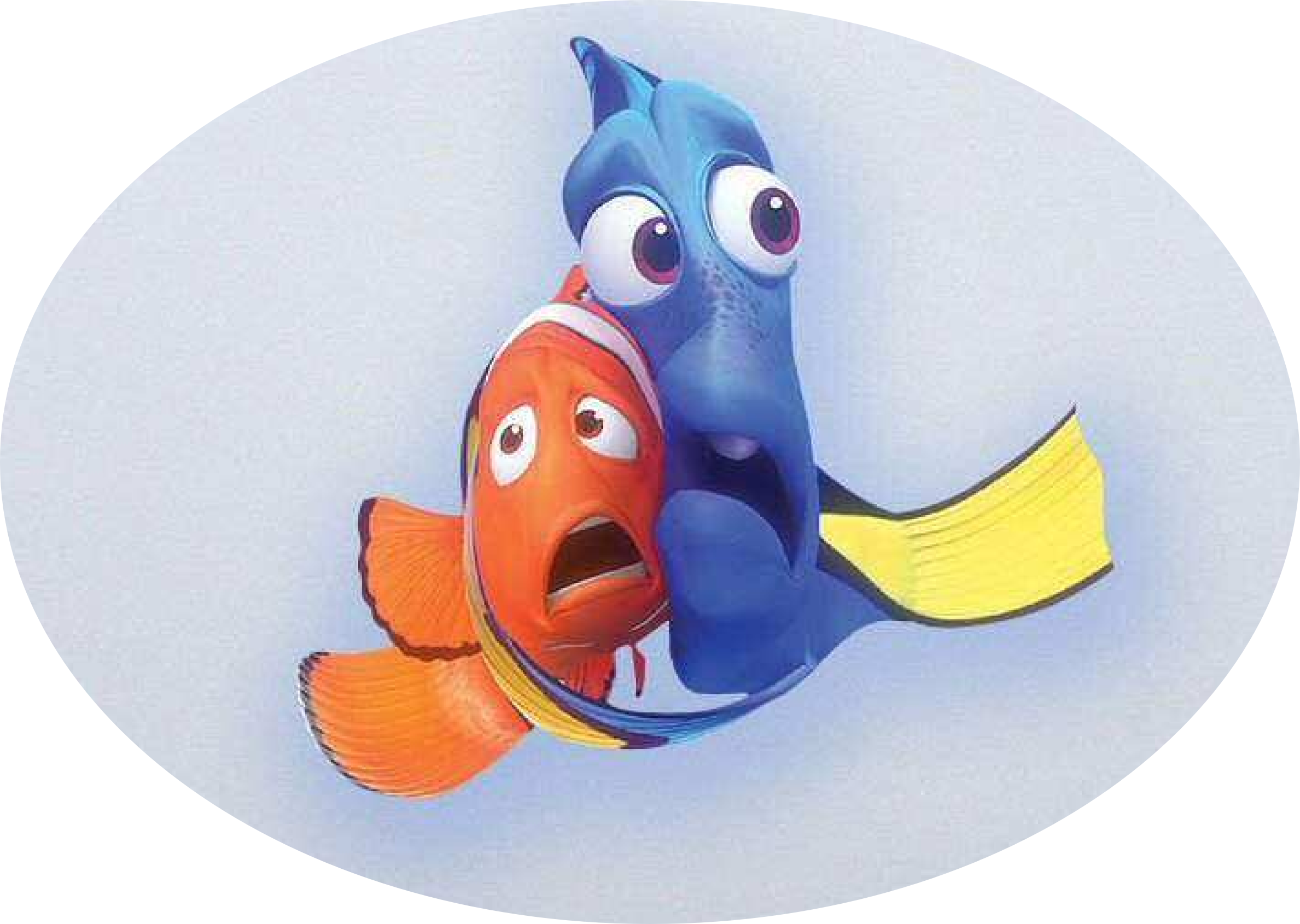 Finding Nemo Marlin Philip Sherman Pixar Palette Surgeonfish - Finding Nemo Scared (2377x1690)