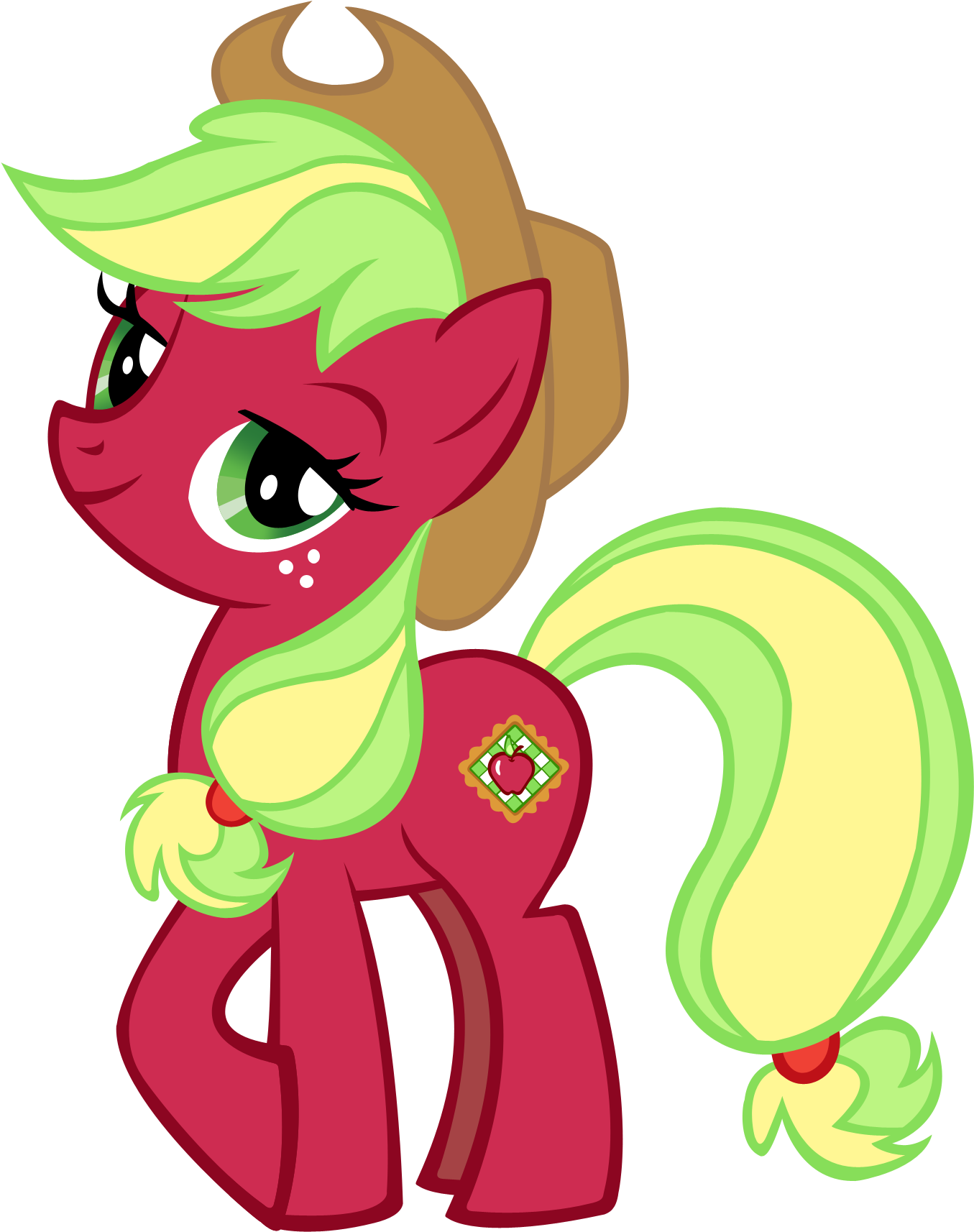 Applejack G3 Concept Vector By Durpy Applejack G3 Concept - Little Pony Friendship Is Magic (1496x1810)