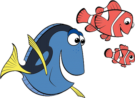 Finding Nemo Clip Art - Dory And Nemo Clip Art (479x344)