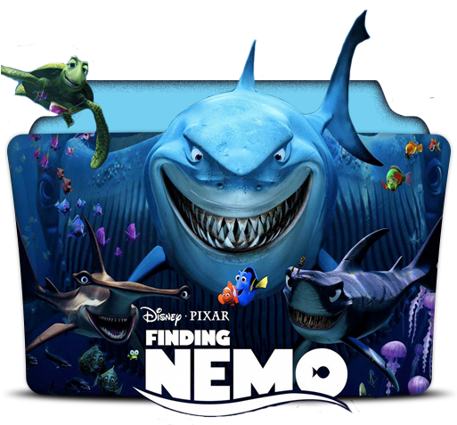 Finding Nemo Folder Icon By Gdmep - Finding Nemo Folder Icon (512x512)