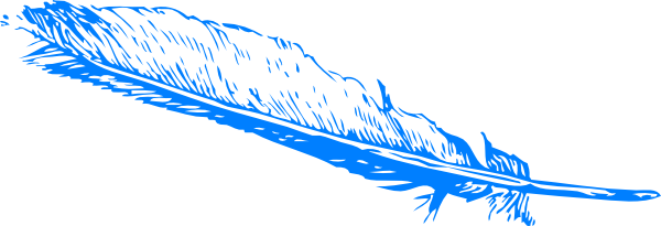 Feather Clip Art At Clker - Feather Clip Art (600x205)