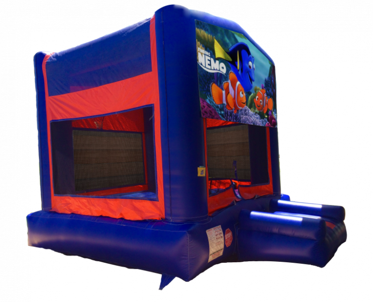 Finding Nemo Red/blue/yellow Bounce House - Finding Nemo Red/blue/yellow Bounce House (750x608)