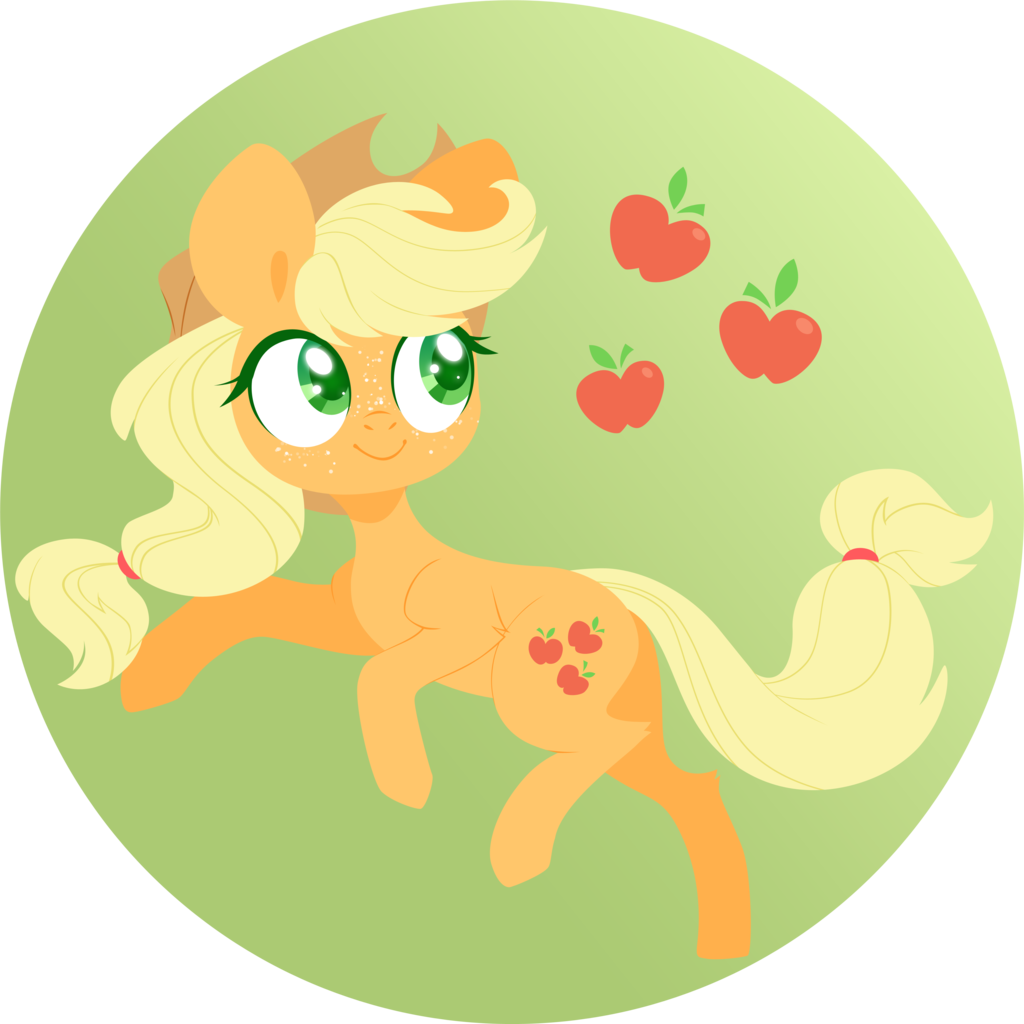 Apple, Applejack, Artist - Cartoon (1024x1024)