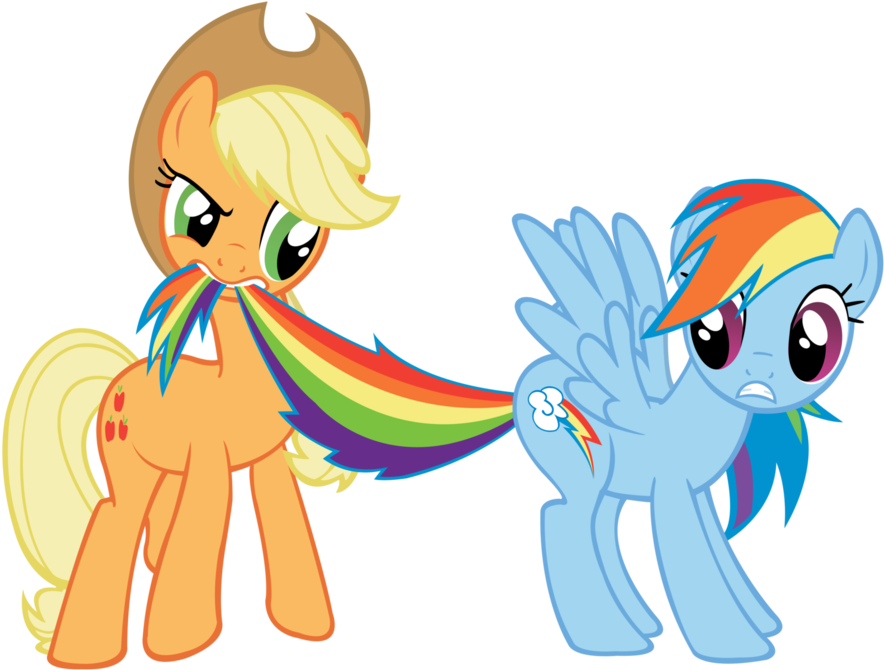 Applejack And Rainbow Dash By Lolke12 - Rainbow Dash Has Sex With Applejack (894x894)