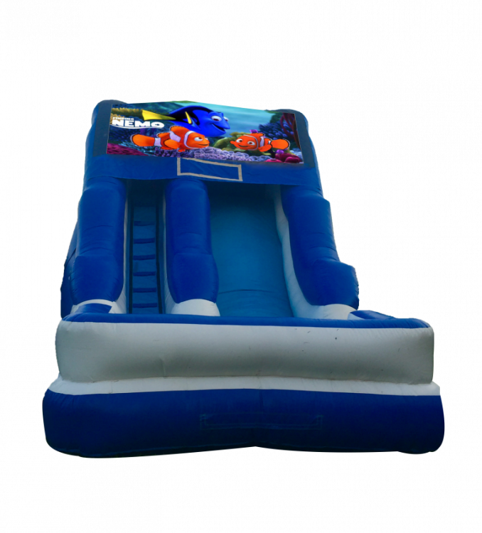 Finding Nemo 16'wet Or Dry Slide - Pj Mask Bounce House (678x750)