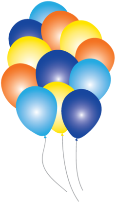 Finding Dory Party Balloons - Portable Network Graphics (339x480)