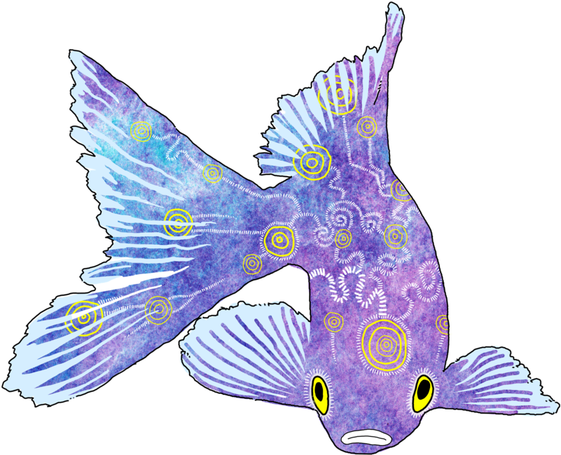 Random Fish Artwork By Jny016 - Artwork Of A Fish (900x802)