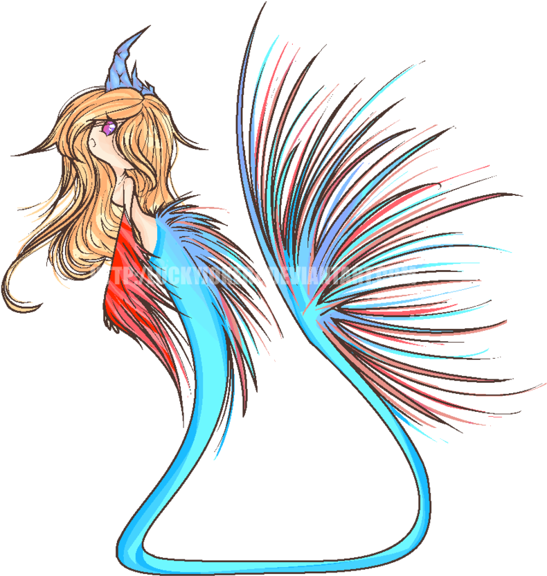 Betta Fish Mermaid Open Auction By Luckyjokerz - Betta Fish Mermaid (894x894)