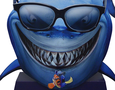 Stephen Graham Portfolio - Shark Finding Nemo Clipart (404x316)
