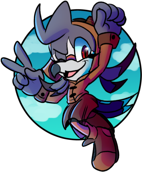 “battle Bird Armada's Local Adrenaline Junkie - Cartoon (500x623)