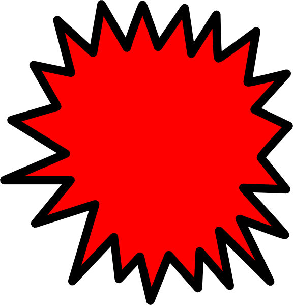 Starburst Clip Art Star Rating Clipart Image - Merkur Sonne Png (576x599)
