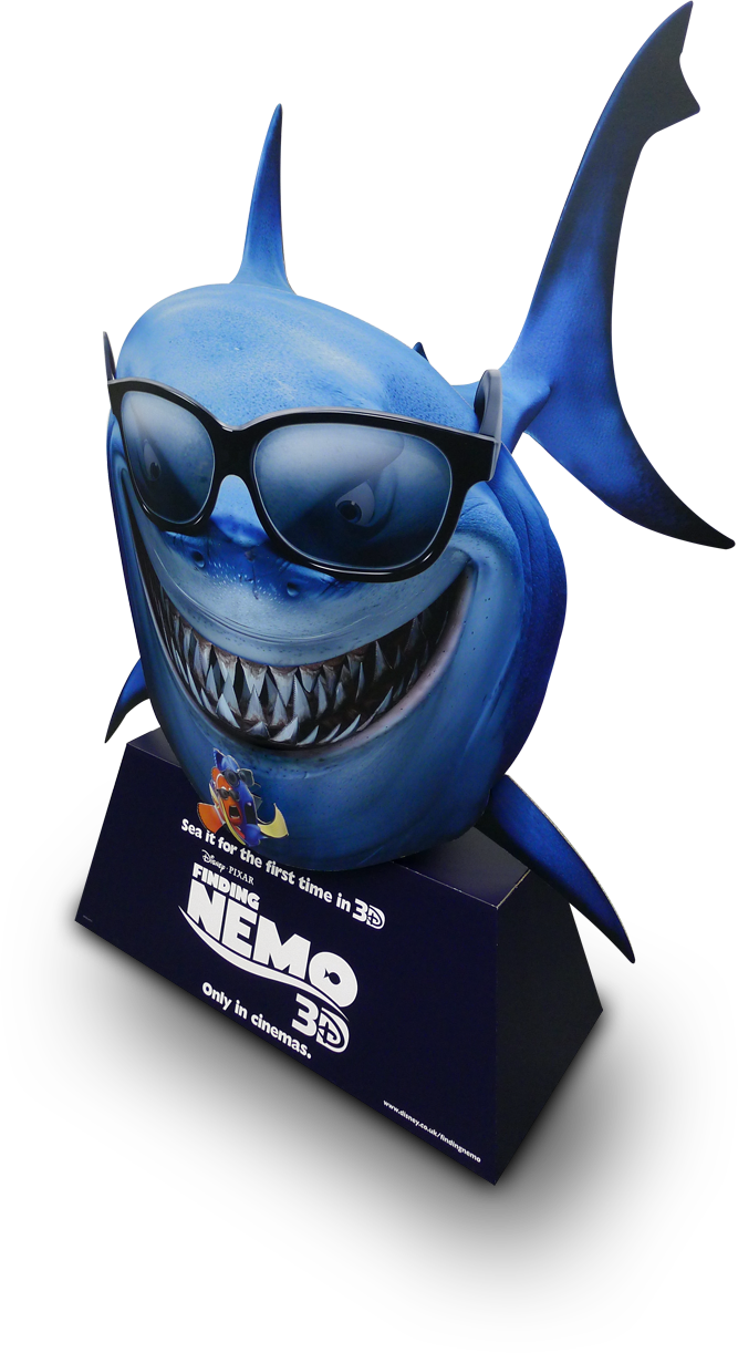 3/4 Front View The Body Of The Great White Shark Is - Swordfish (667x1222)