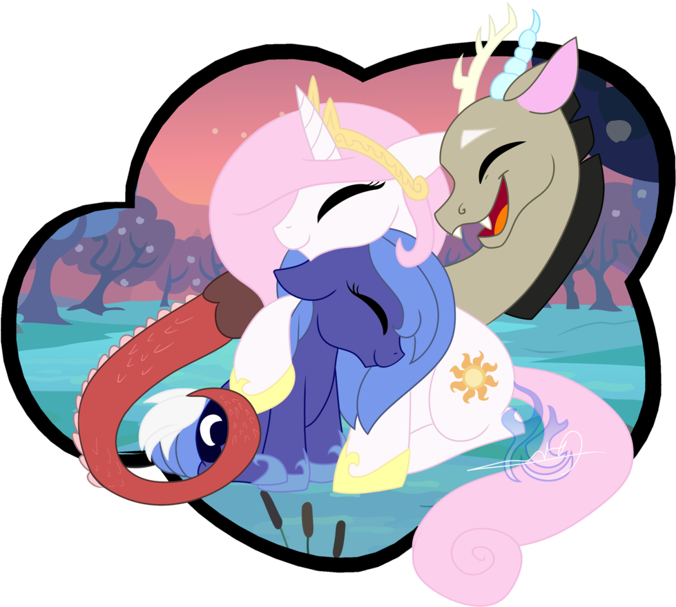217358 Safe Princess Luna Princess Cele - My Little Pony: Friendship Is Magic (1024x878)