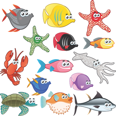 Coisas Da Laiz - Peixinhos Png (400x400)