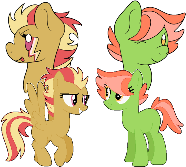 Appledash Kids Closed By Maddieadopts - Cartoon (600x540)