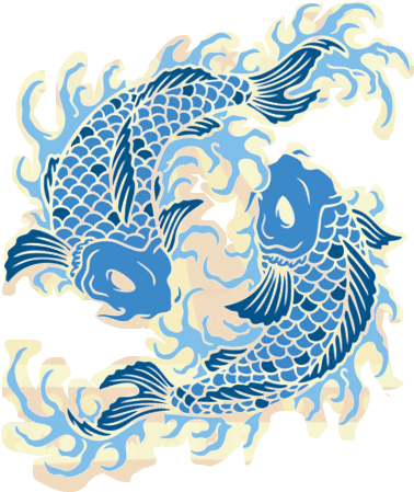 The Koi Fish Is A Symbol Of Good Luck, Fortune, Courage, - Unicorn Core 75 Flights Plus - Koi (405x468)