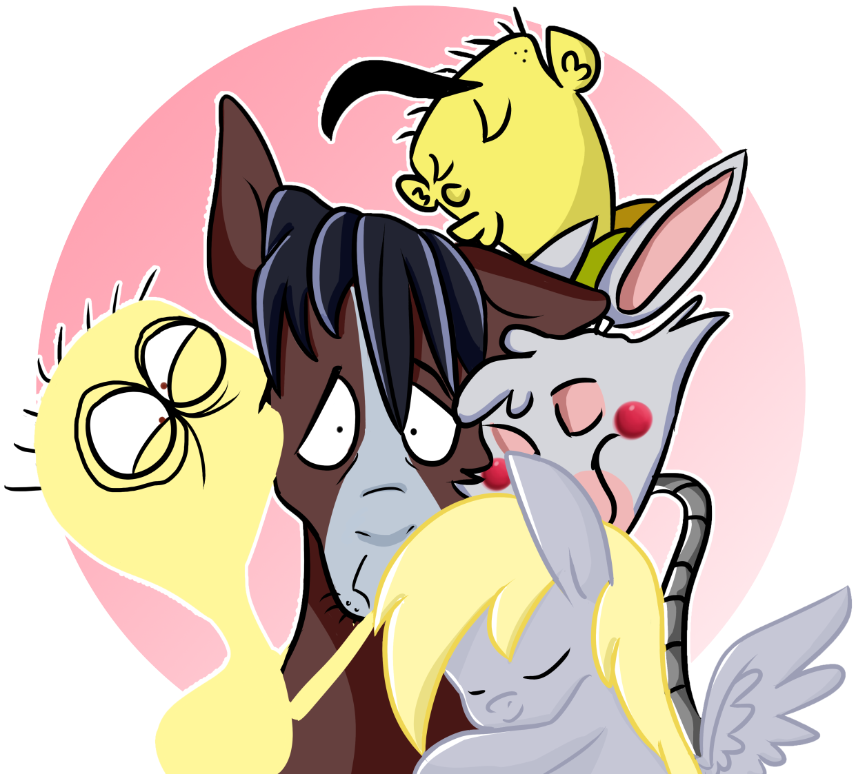 We Love You, Trouble Shoes By Doodle-mark - Derpy And Trouble Shoes (1280x1187)