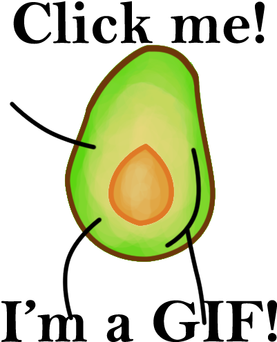 Avocado Cartoon (494x542)