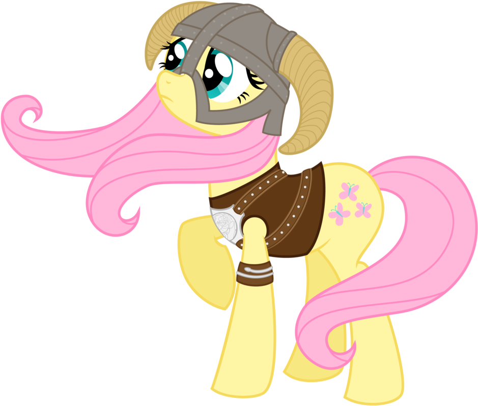 Dragonborn Fluttershy By Nianara Dragonborn Fluttershy - Fluttershy (1024x885)