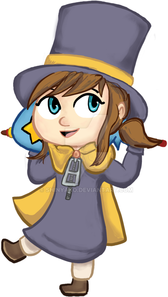 Hat Kid By Shinyako - A Hat In Time (743x1075)