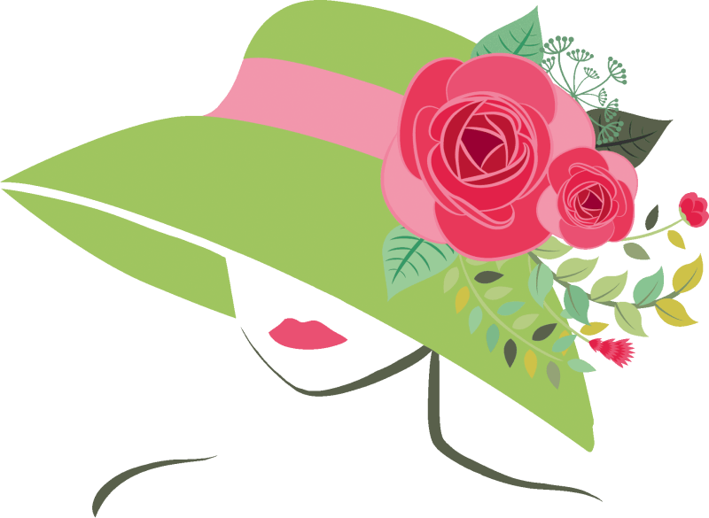 Kentucky Derby Hat Clipart 4 By Jeffery - Derby Hat Clip Art (800x585)