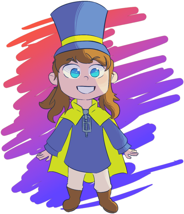 Hat Kid From A Hat In Time By Boxzie123 - A Hat In Time (1024x768)