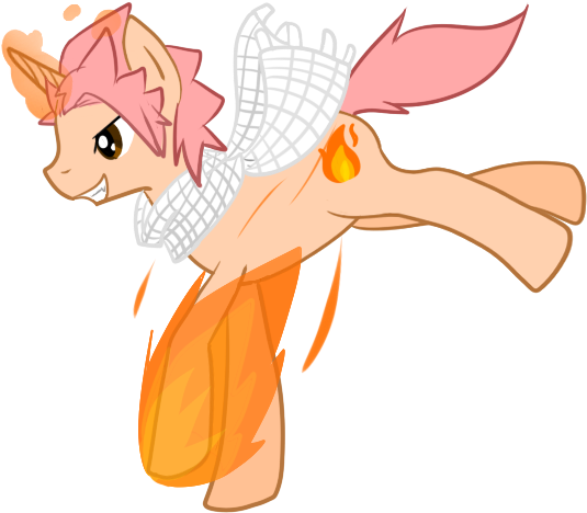 Mangotwizzlers, Crossover, Dracony, Fairy Tail, Fire, - My Little Pony Fairy Tail (600x516)