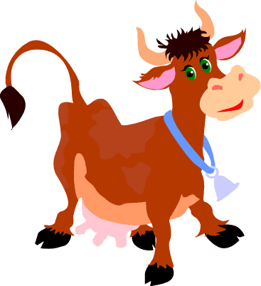 Tail Clipart Cow Tail - Animated Images Of Cow (367x402)