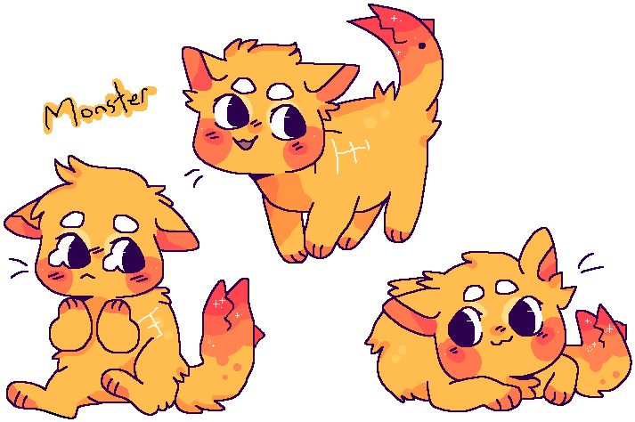 Monster Tail By Milkpawz - Monster Tail Oc (800x500)