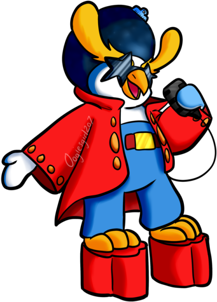 Notice That There Isn't Much Art Of This Grooving Penguin - Notice That There Isn't Much Art Of This Grooving Penguin (500x652)