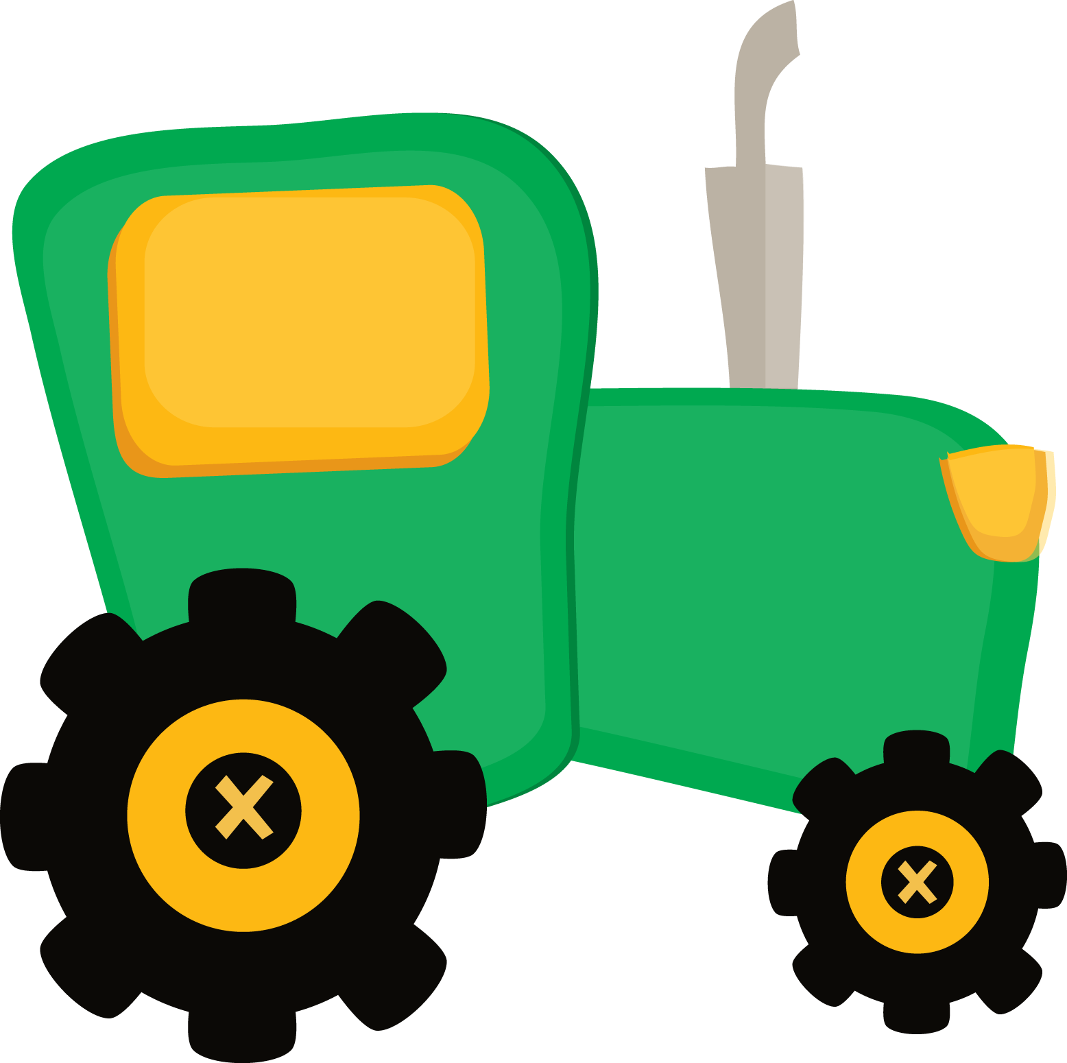 John Deere Tractor Clip Art - Tractor Clipart (1556x1550)