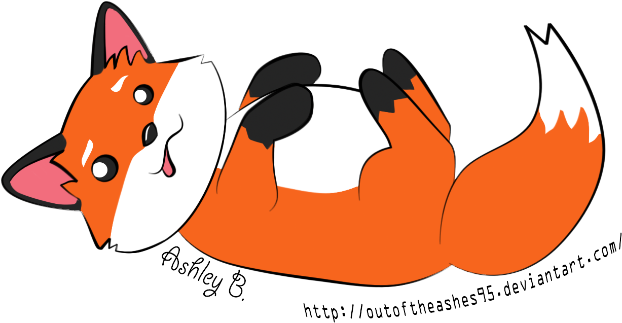 Fat Fox By Outoftheashes95 Fat Fox By Outoftheashes95 - Cartoon Fox Is Fat (1360x1128)