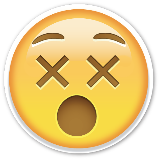 Levando Em Consideração Que A Maioria Dos Emojis Foram - Emoji Com X Nos Olhos (538x536)