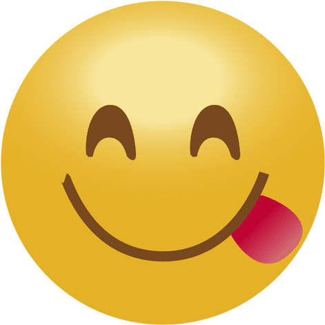 Sorria Emoticon De Língua Emoji Transparent Png - Emoji Png (512x512)