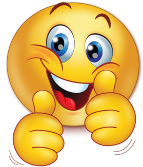 Thumbs Up Icons - Happy Emoji (512x512)