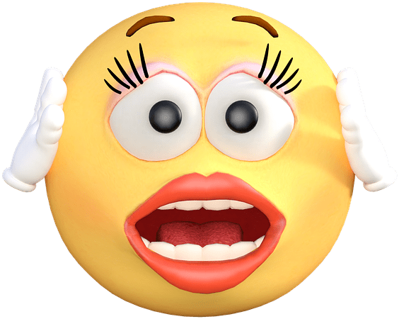 Emoticon, Emoji, Shock, Surprise, Cartoon - Water Bottle Cap Craft Ideas (960x640)