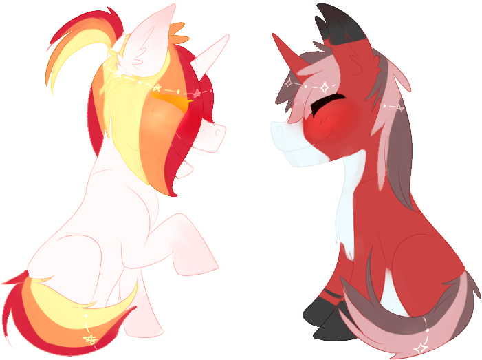 Red Fox And Autum Flame By Cappuccino-corgi - Cartoon (773x574)