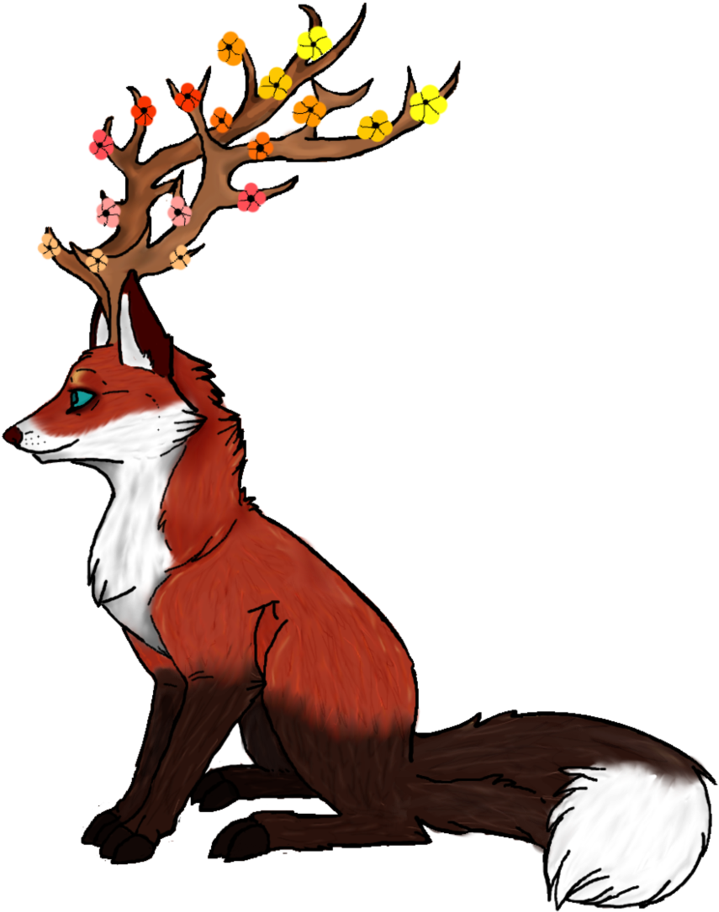 Bambie Fox Sitting Ref By Bambiejump - Digital Art (861x927)