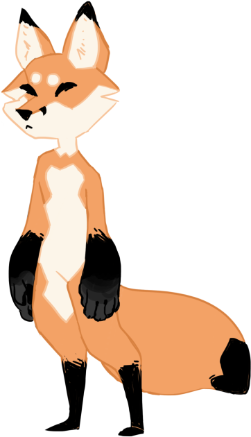 Fox I Made This Cute Transparent Of Fiyhi And I Want - Png Fox (500x667)