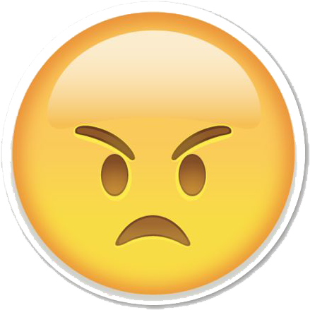 Angry Emoji Png File - Surprised Emoji Png Transparent (480x476)